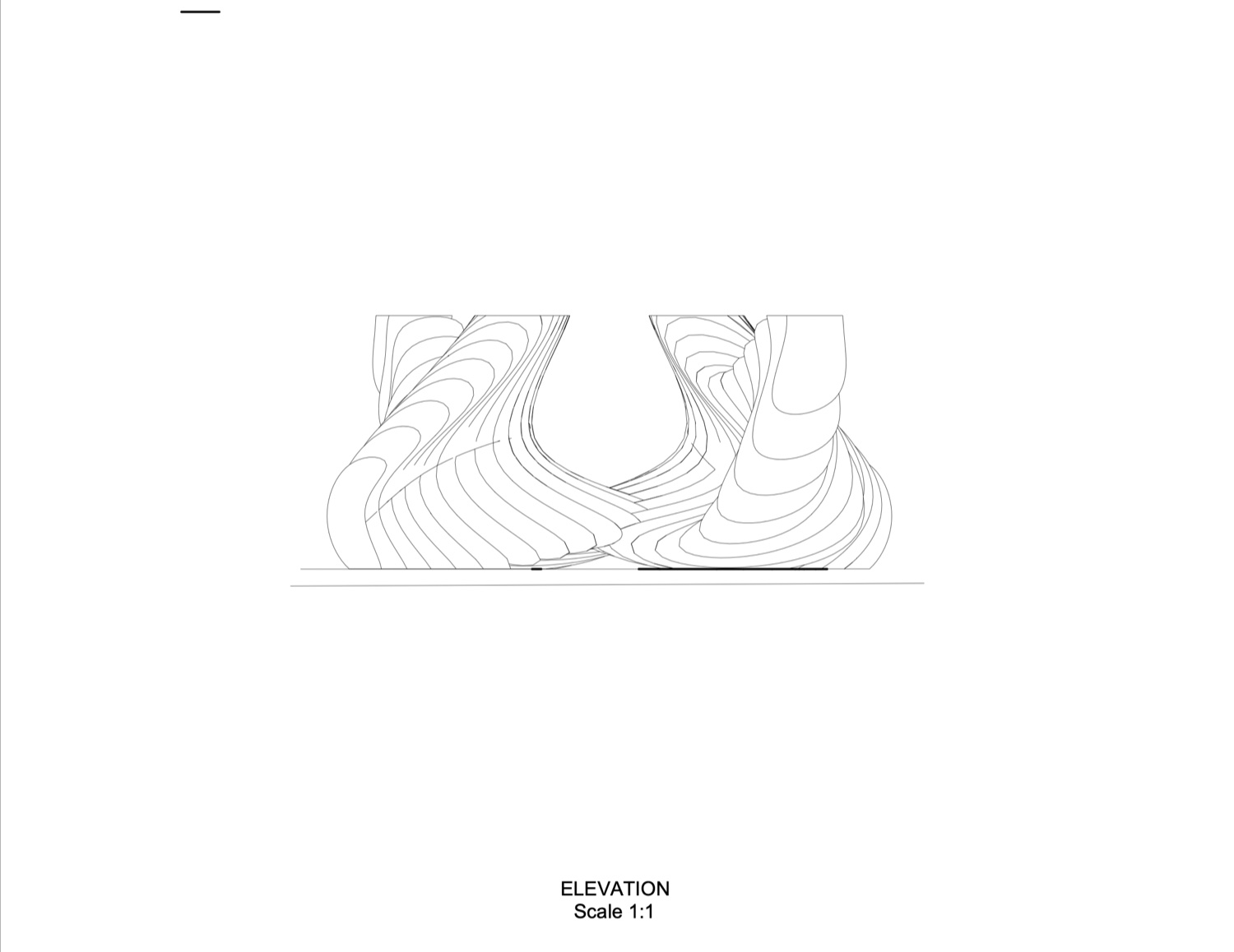 Elevation, scale 1:1