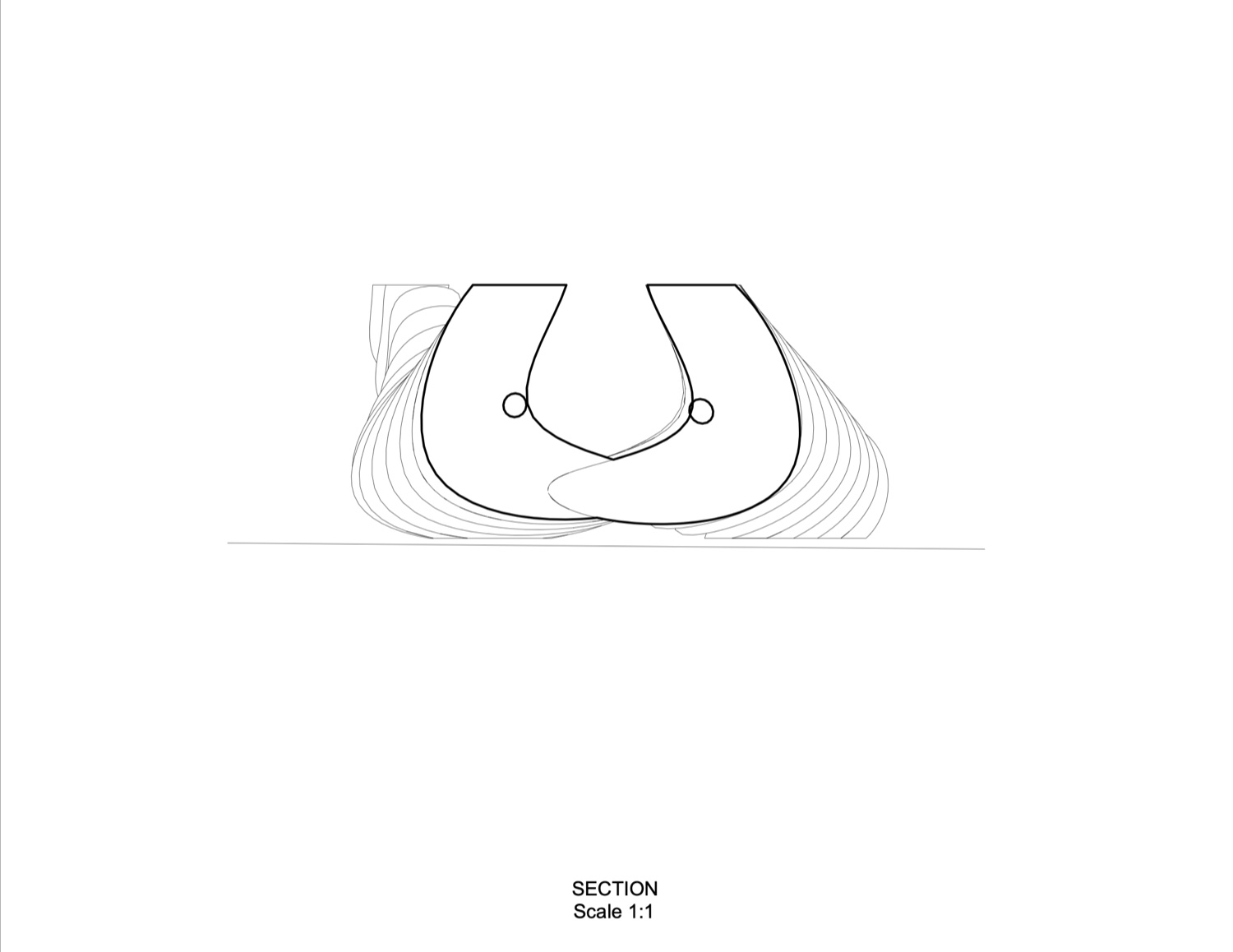 Section, scale 1:1