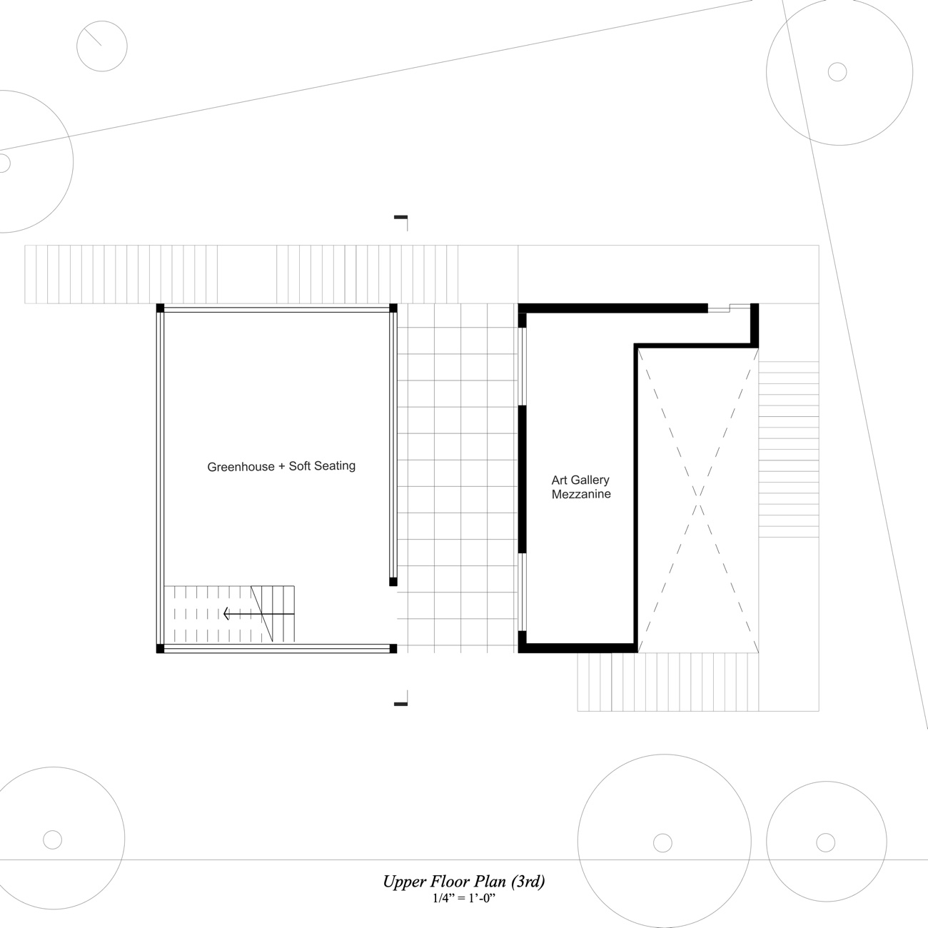 Mid-review upper floor plan